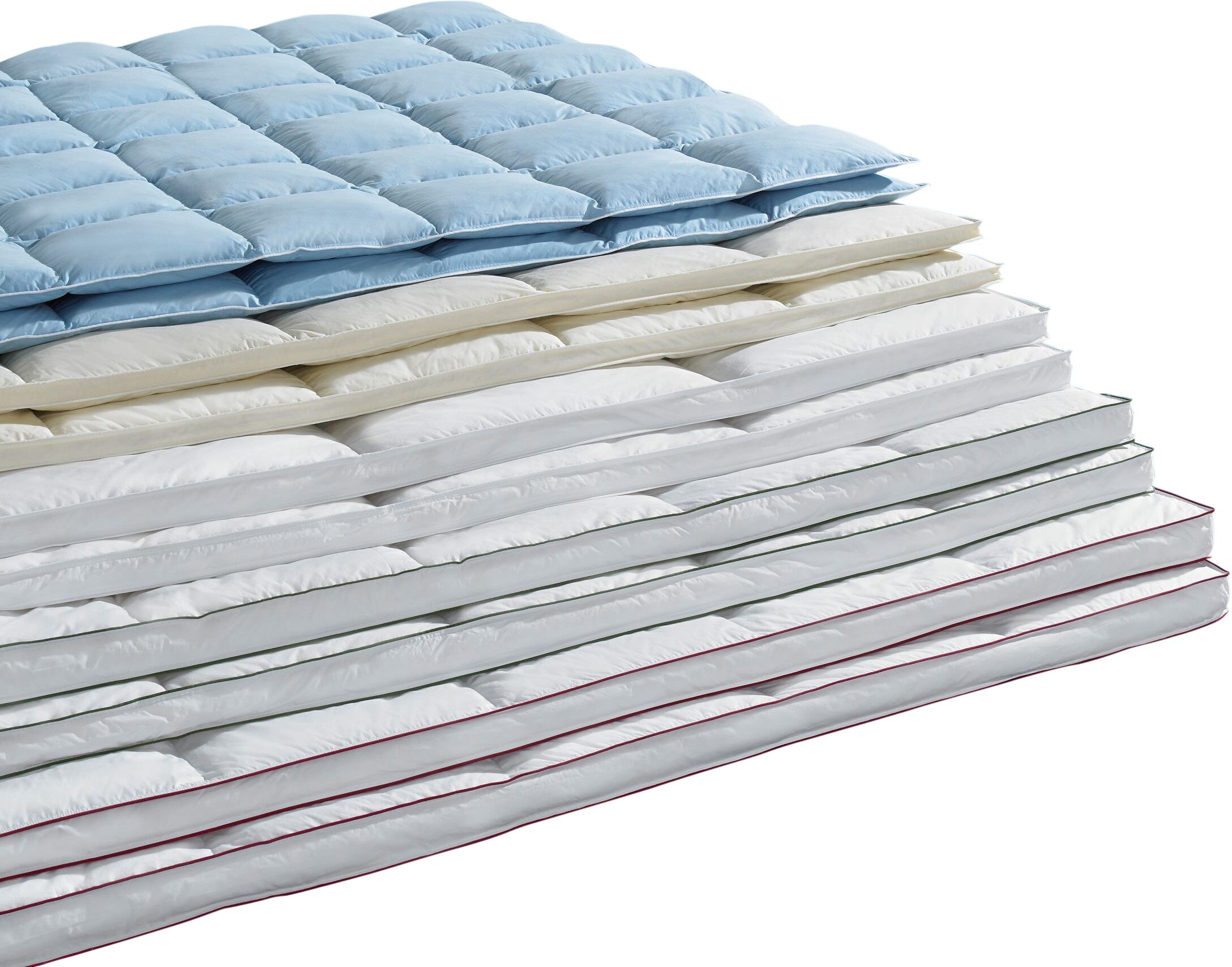 RIBECO "Überraschungspaket, 2-tlg, Decke mit Kissen," LAGERRÄUMUNG Solange der Vorrat reicht verschiedene Grössen weiß B/L: 155cm x 220cm Anzahl Teile 1, B/L: 80cm x 80cm Anzahl Teile 1, Bezug: Baumwolle Kunstfaser Füllung: Entendaune/-feder, normal
