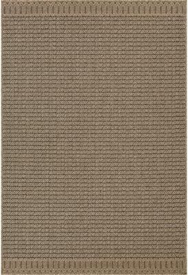 MDA Rugs San Pedro Collection Natural Geometric Indoor/Outdoor Area Rug