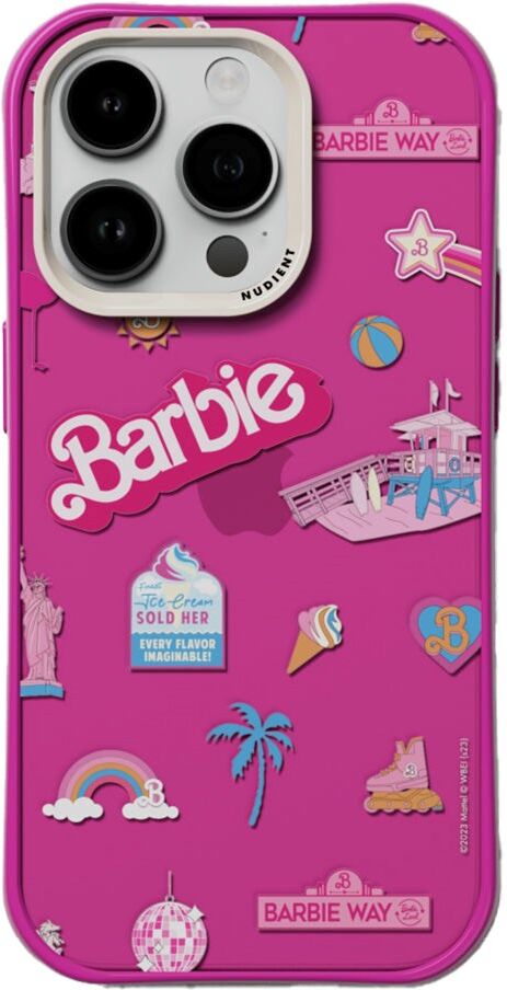 Nudient Form Case iPhone 14 Pro Bagside Cover - Barbie Board