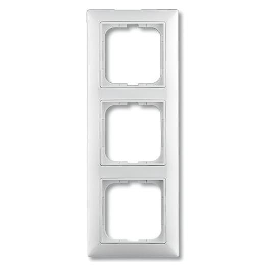 ABB basic55 Rahmen, glänzend weiss, 3 Module (2CHP941725A1481)