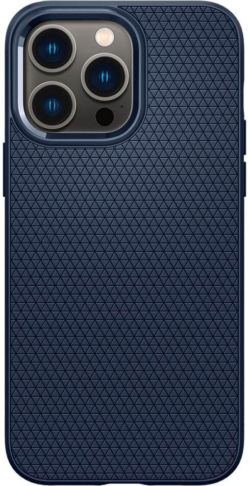 iPhone 14 Pro Spigen Liquid Air Bagside Cover - Blå