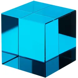 Tecnolumen Cubelight Ersatzglaswürfel, hellblau