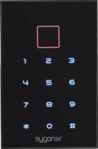 Sygonix SY-3435062 Codeschloss Oberflächenmontage 12 V/DC IP66 mit beleuchteter Tastatur, mit Touchscreen