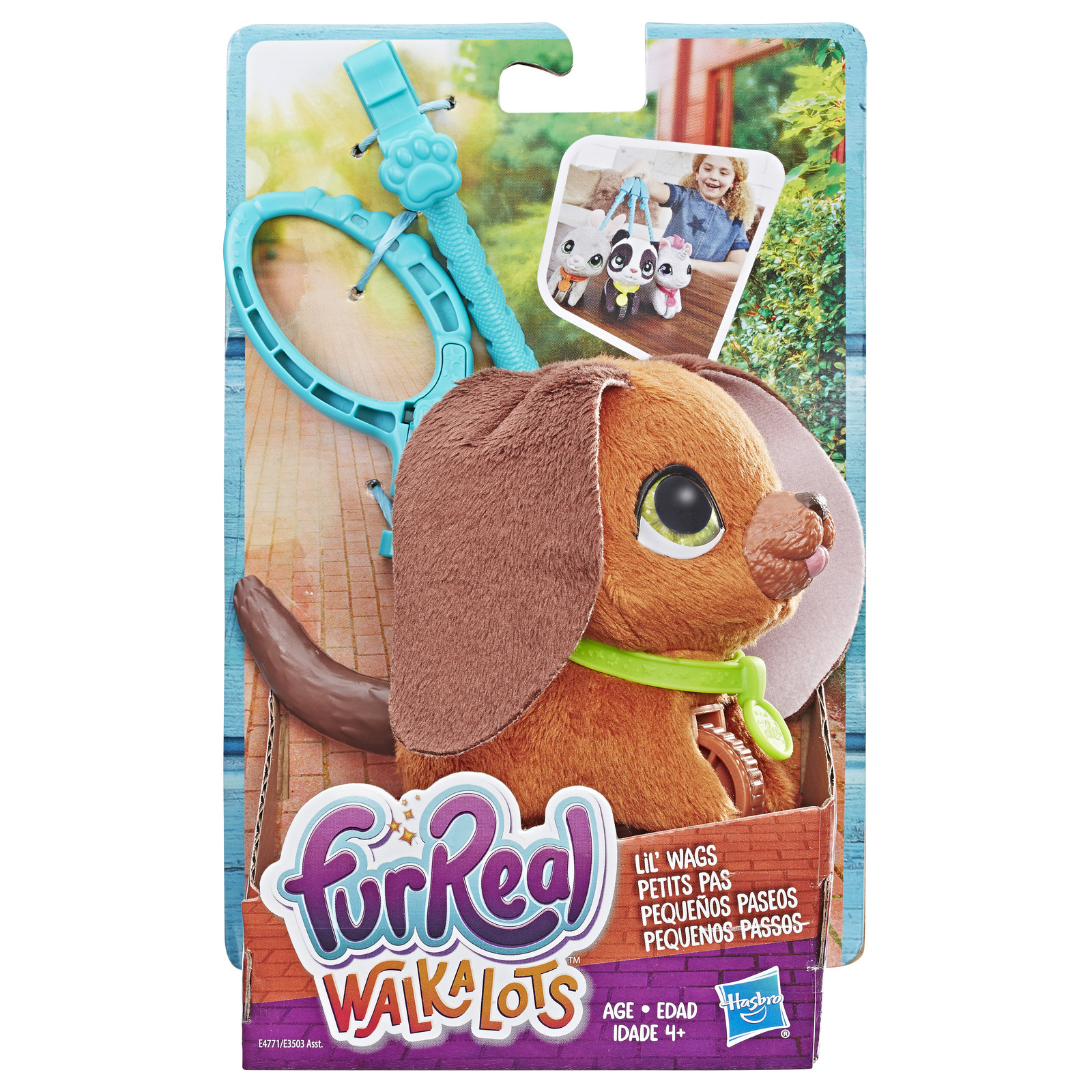 Hasbro Fur Real Friends Walkalots klein hondje