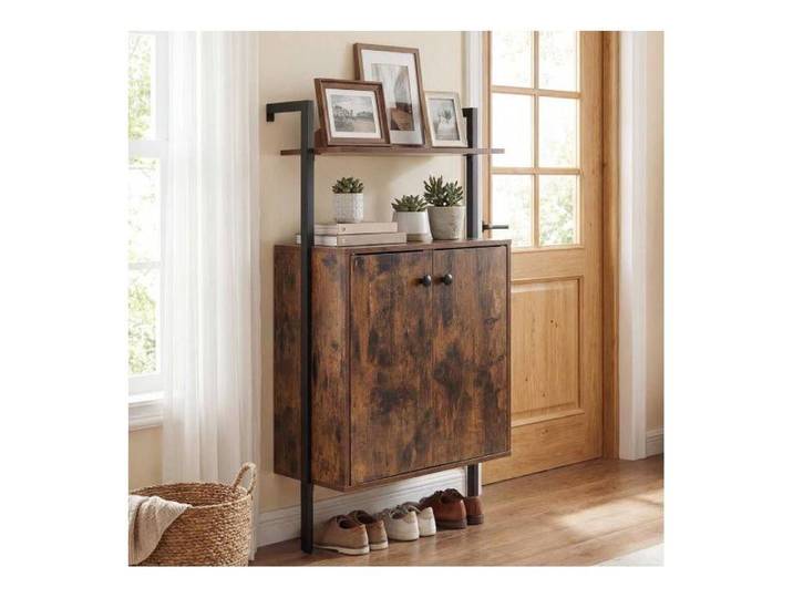 4 niveaux bibliothèque murale avec placard 2 portes étagère de rangement pour salon bureau et chambre