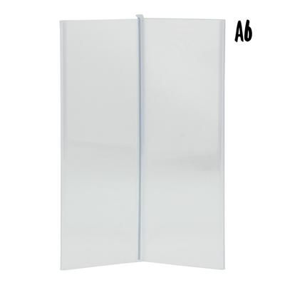 Securit® Transparenter Plakathalter A4 - Y-Form - Acryl