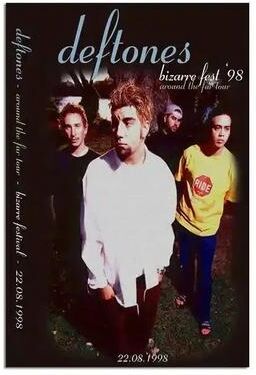 Inspired Finds Deftones Around The Fur Retro Album Canvas Poster For Music Room & Wall Decor 15.75x23.62in No Frame vintage Heartbreak