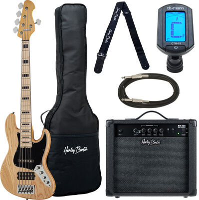 Harley Benton Enhanced MJ-5MN Natural Set Natur matt