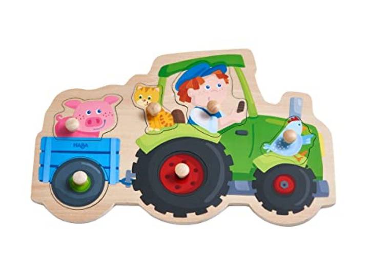 Greifpuzzle Lustige Traktorfahrt