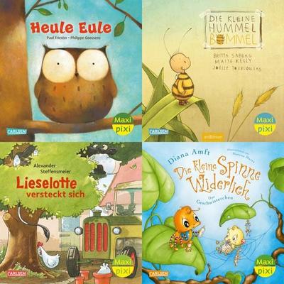 Maxi-Pixi-4er-Set 115: Meine liebsten Bilderbücher (4x1 Exemplar), Set von , Carlsen, 978-3-551-03079-5