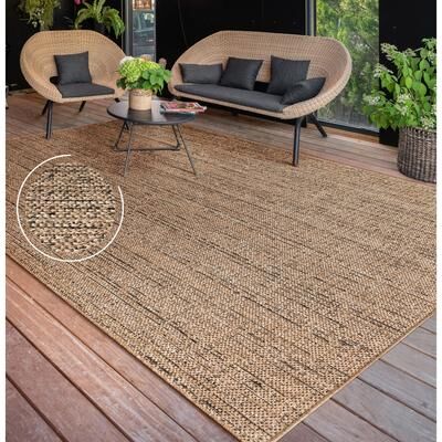 Paco Home Indoor & Outdoor Rug in Mottled Nature Look
