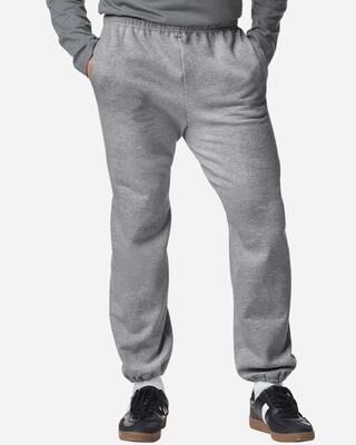 Gildan 18100 Heavy Blend Pocket Sweatpants in Sport Grey size 3XL   Cotton Polyester