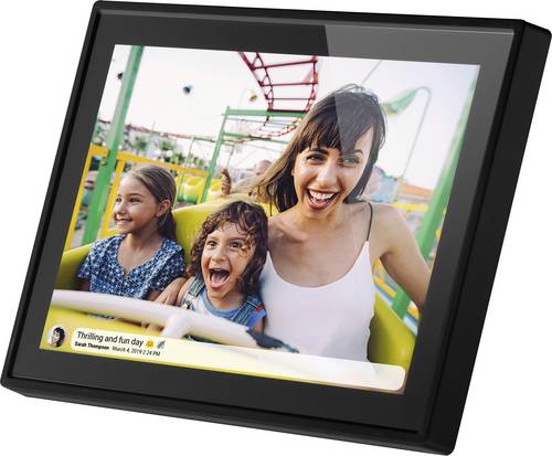 Braun Phototechnik DigiFrame 1019 WiFi schwarz Digitaler Bilderrahmen 25.7 cm 10.1 Zoll EEK: C (A - G) 1280 x 800 Pixel 16 GB Schwarz