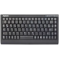 KeySonic ACK-595 C+ (DE, Kabelgebunden), Tastatur, Schwarz