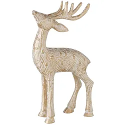 Boltze Figur Ringo H=26cm - gold|weiß
