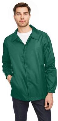 Team 365 TT75 Zone Protect Coaches Jacket in Sport Forest Green size XS   Polyester