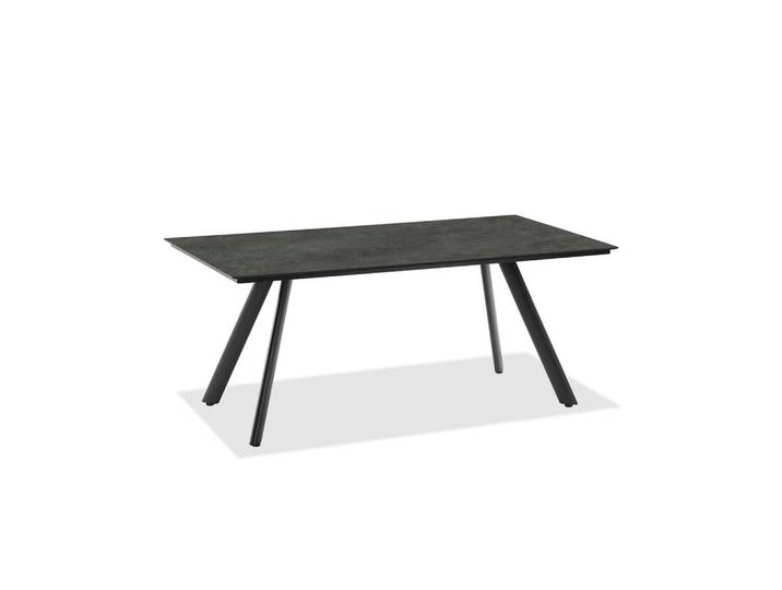 Niehoff Garden Gartentisch, Anthrazit, Graphitfarben, Kunststoff, rechteckig, Stativgestell, 95x76x220 cm, wetterbeständig, Gartenmöbel, Gartentisch, Gartentische
