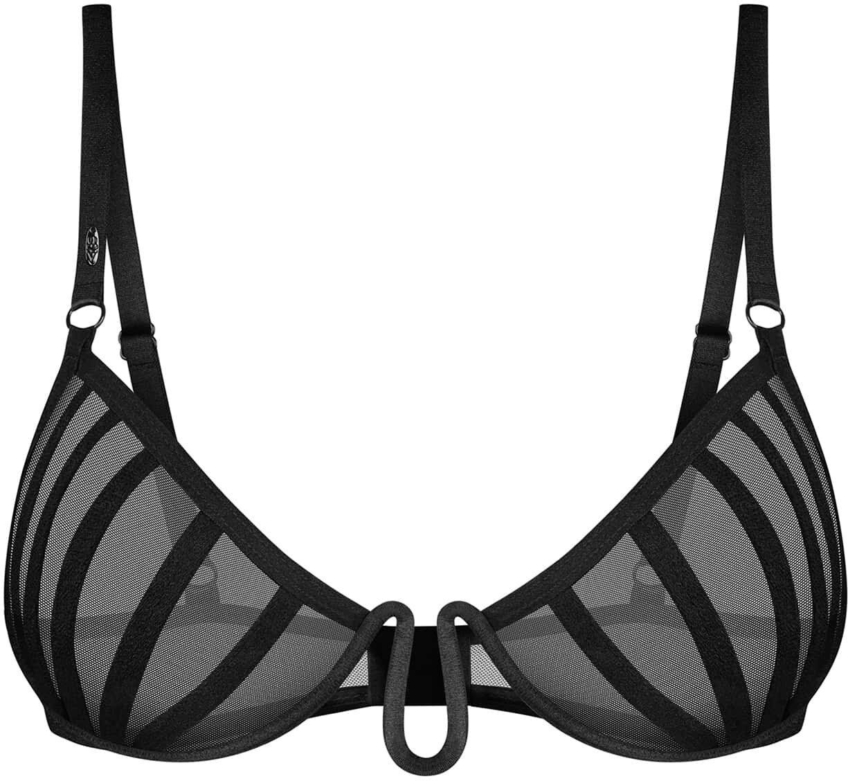 Obsessive Exquisite Aurorium demi-soutien-gorge noir