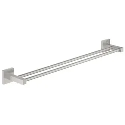 Grohe Start Cube Doppel-Handtuchhalter 41104DC0 Supersteel, 600 mm