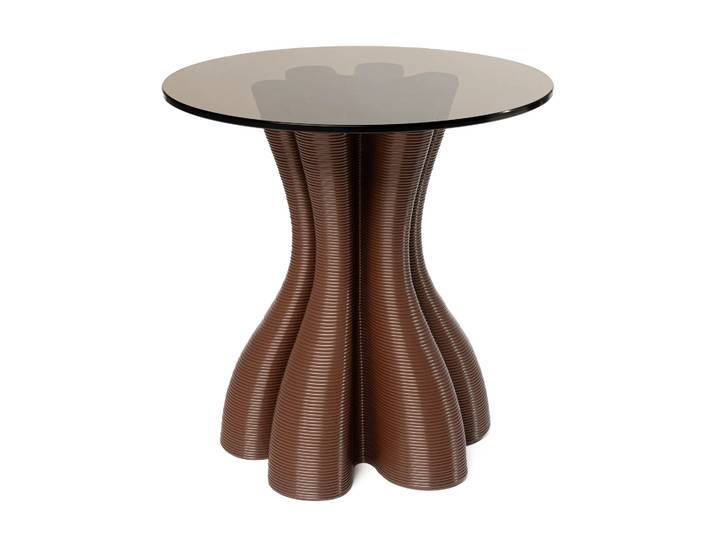 Ekbacken Studios Anemone bijzettafel Ø50 cm Chocolate
