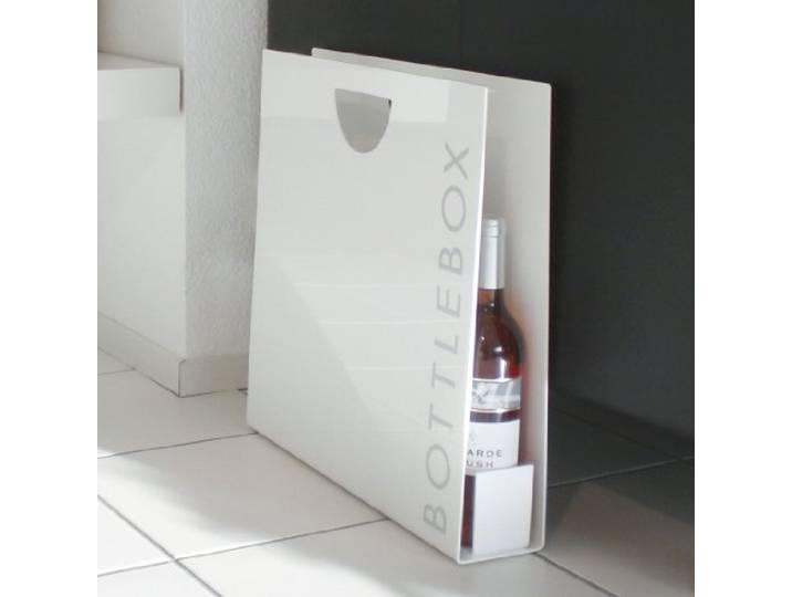 Artikel Design BOTTLEBOX Flaschenhalter, Varianten:weiß glänzend