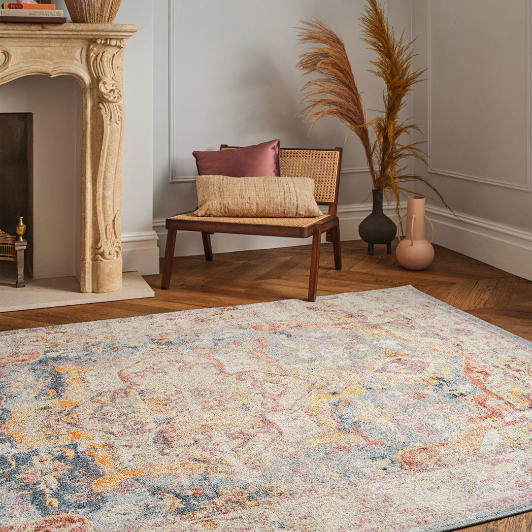 Latitude Vive Massey Rectangle Oriental Dhurrie Indoor / Outdoor Blue Rectangle 200 x 290 cm