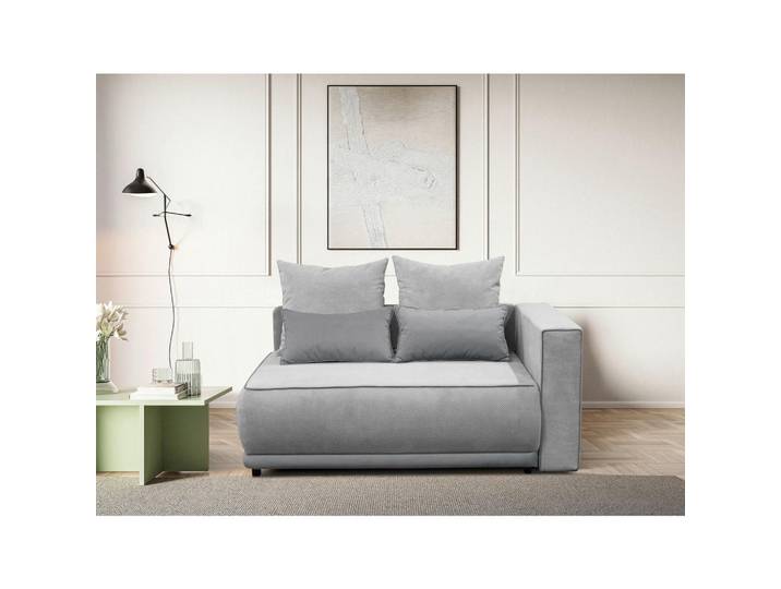 Mid.you Récamiere Iga, Grau, Kunststoff, Füllung: Schaumstoff, 168x73x99 cm, Made in EU, Wohnzimmer, Sofas & Couches, Sofas, Recamieren