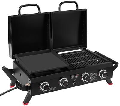 Royal Gourmet GD4002TP Portable Tabletop Grill & Griddle Combo, Black