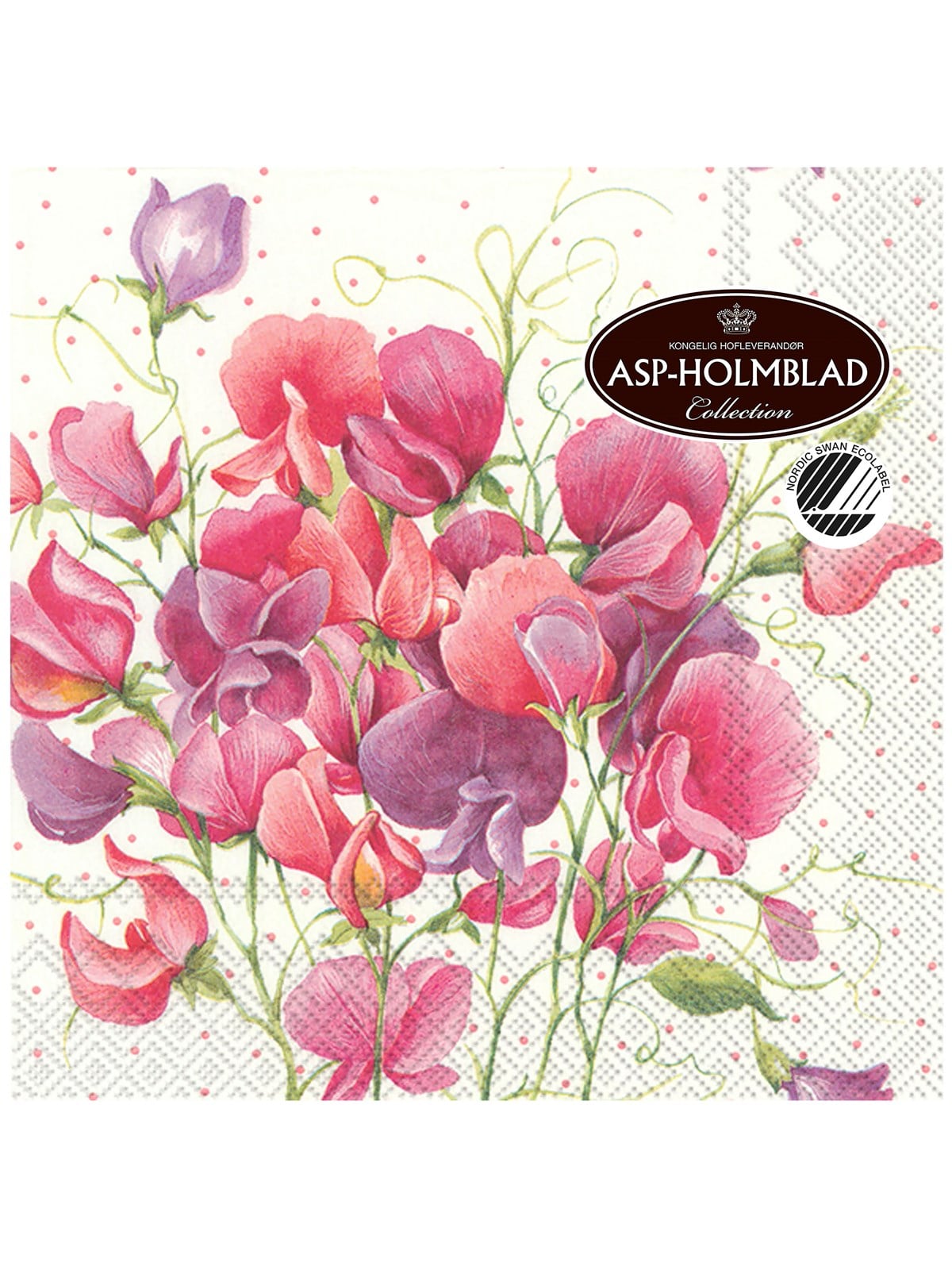 Asp-Holmblad Servietten "VICKY PINK"