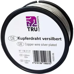 Tru Components, Kabelleitung, Kupferdraht (22 m)