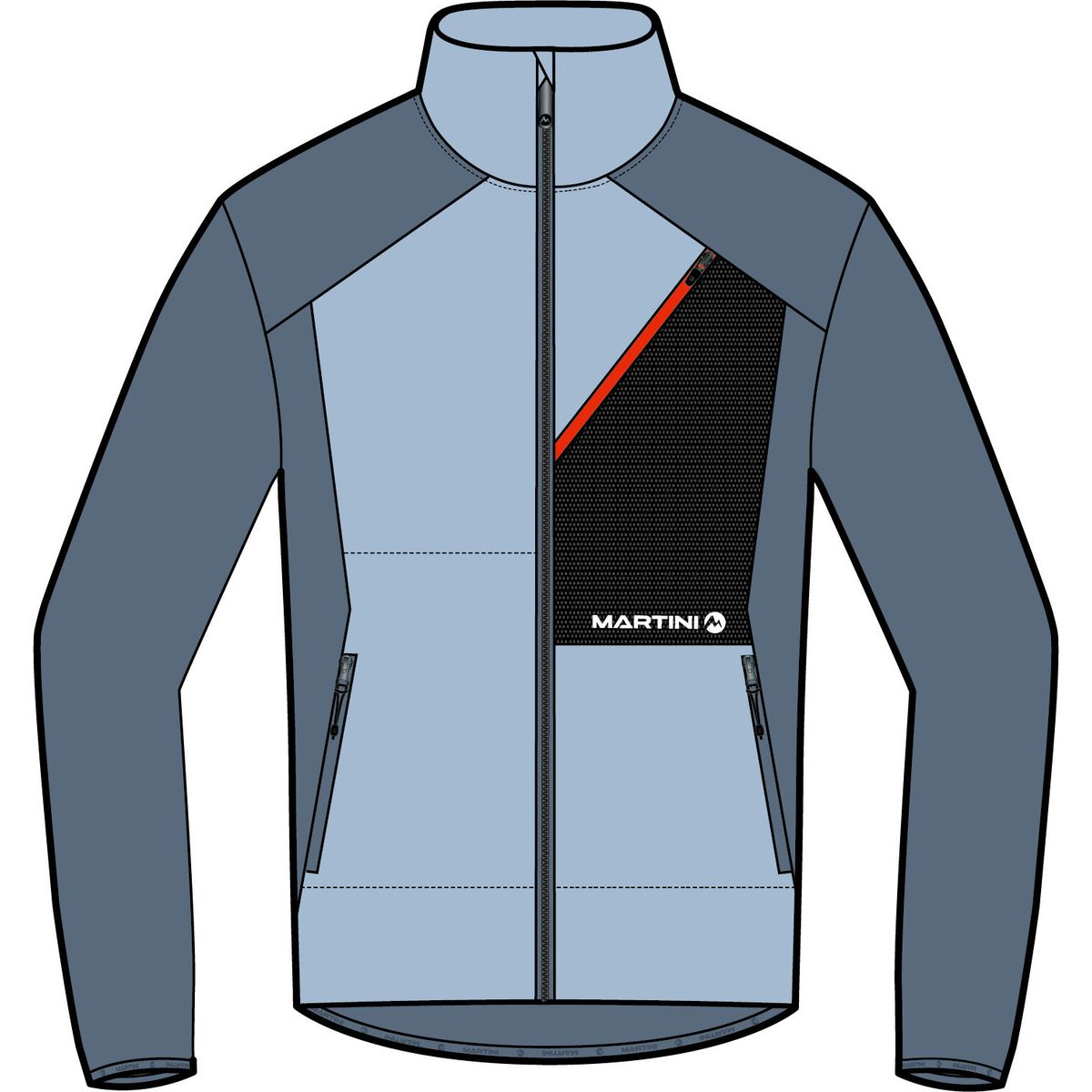 Martini Original Line WB Hybrid Jacket M daybreak/volcanic (630/680) L PSPA30798B-630/680-L