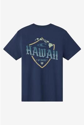O'Neill s Shield Hawaii Classic T-Shirt in Navy, Size Small