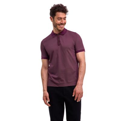 Poloshirt FALKE "Smart Easy Care", Herren, Gr. M, effektgarn (9850), Shirts