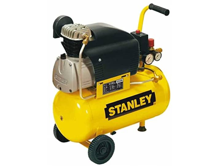 Stanley D211/8/24 Compresseur 24 litres 2 HP\, Jaune\, 24 kg