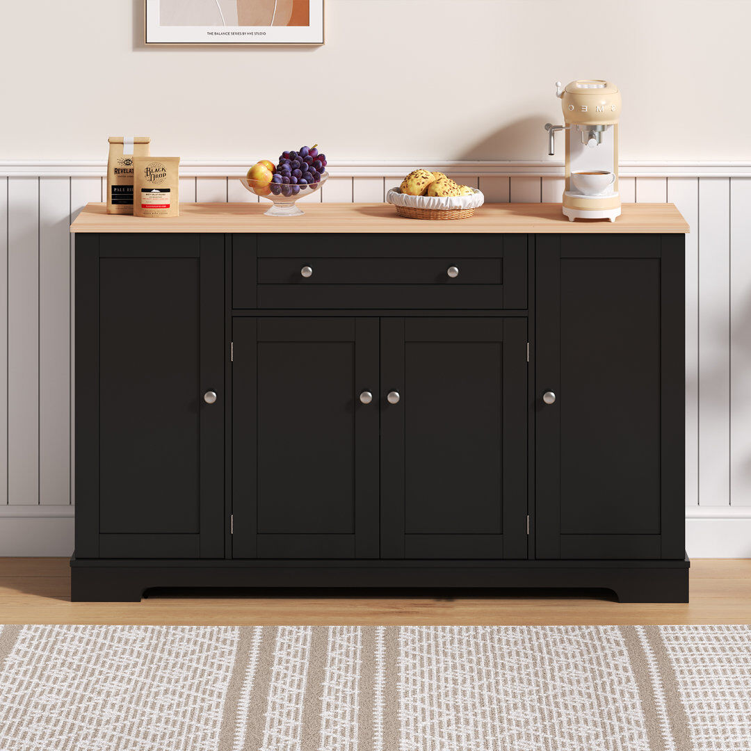 Brambly Cottage Sideboard Black 85cm H X 138cm W X 40cm D