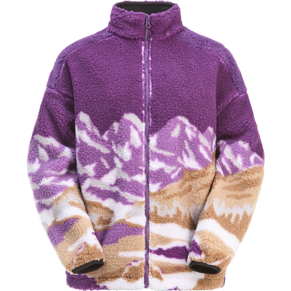 Picture Nyss Zip Fleece grape (A) M WSW0398ALandscape GrapeM