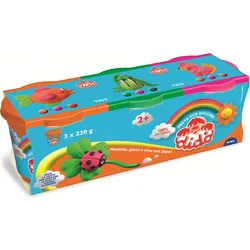FILA Didò Tris 3 x 220 g Grün/Orange/Magenta