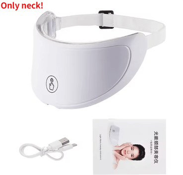 Inspire Essentials Wireless LED Face Mask With 7 Color Photon Therapy For Skin Rejuvenation neck