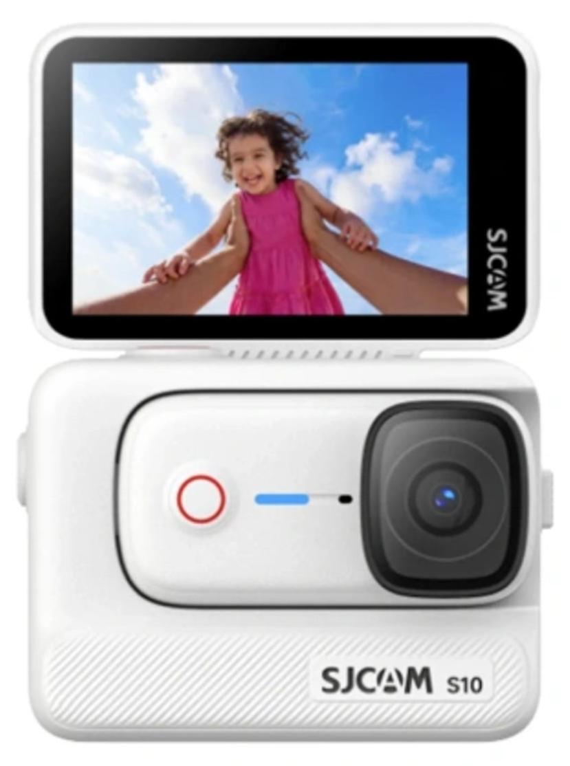 SJCAM S10 Mini-Actionkamera 4K, 64 GB, weiß, magnetisch, 45 g