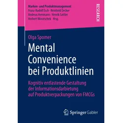 Mental Convenience bei Produktlinien, Fachbücher von Olga Spomer