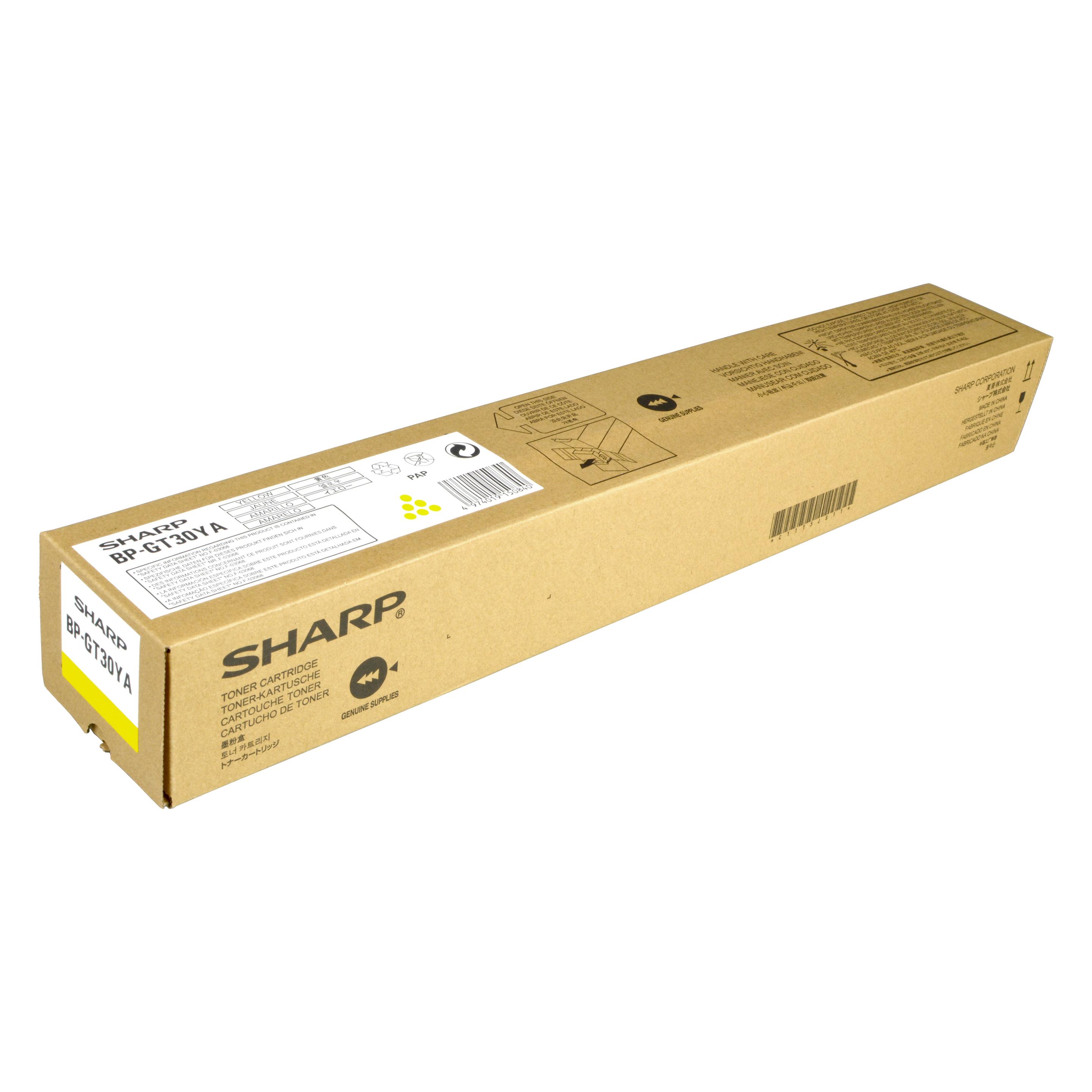 Sharp Toner BP-GT30YA yellow - Tonereinheit - Tonereinheit (Y) (BPGT30YA)