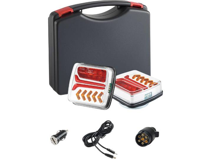 Feux de remorque VEVOR Feux de remorque avec modes (feu arrière/clignotant/feu de stop/feu de plaque/feu de recul)\, kit d'éclairage de remorque étanche pour bateau camion camping-car tracteur