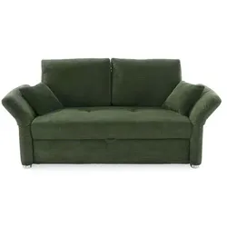 Schlafsofa Luca Cord Grün 141 x 201 cm