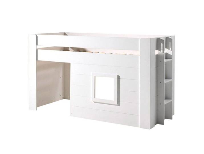 Lit Enfant Cabane  Noah  90x200cm Blanc