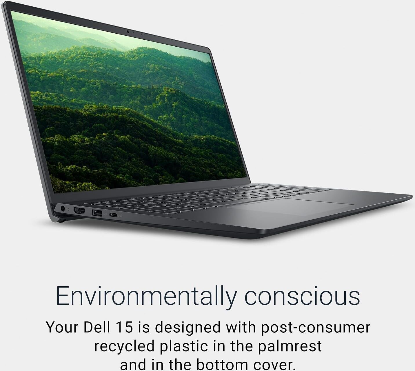 Dell 15 DC15250 Laptop 15.6" FHD 120Hz, Intel Core i5-1334U, 16GB RAM, 512GB SSD, Windows 11 Home, Carbon Black