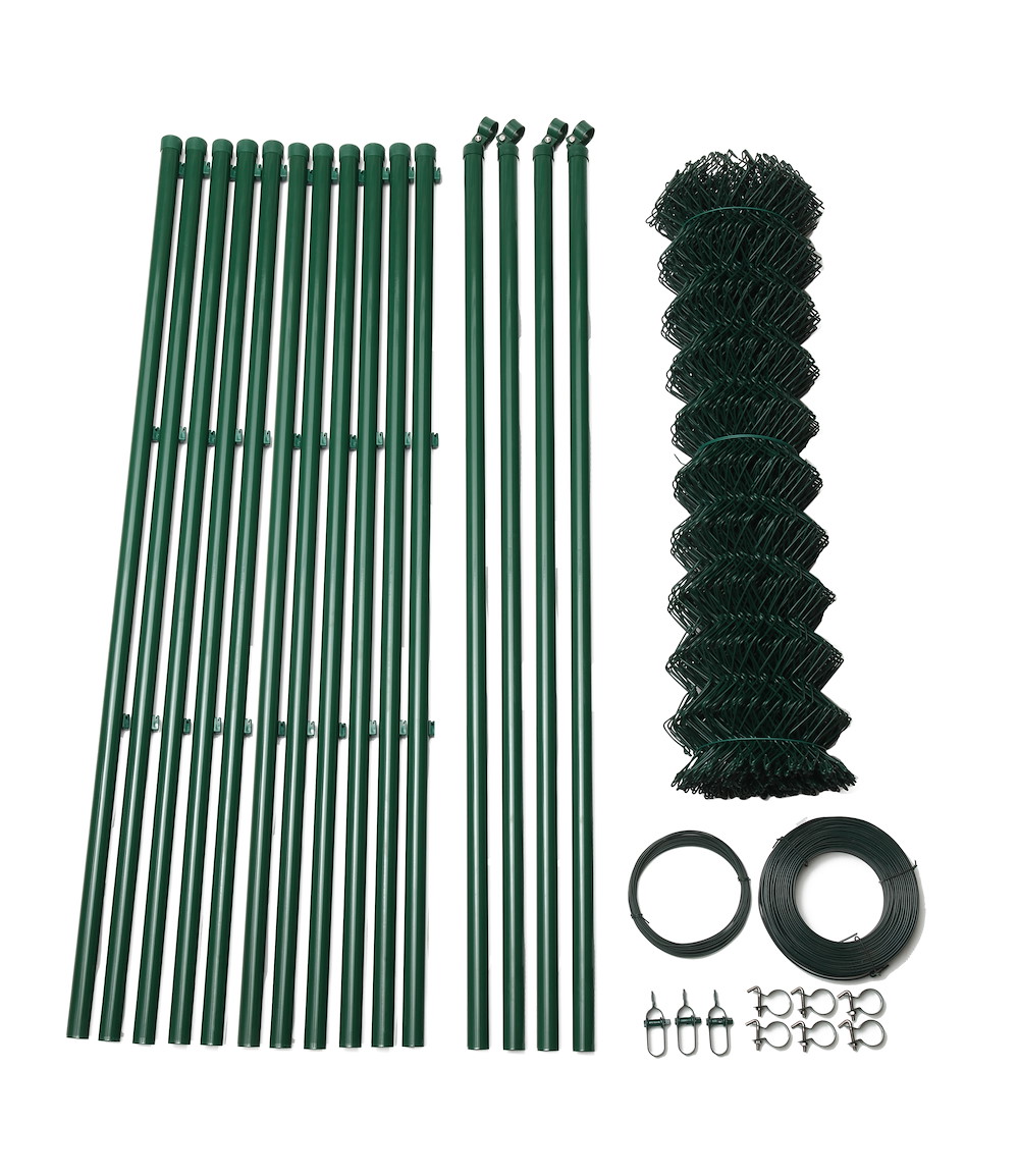 JUNGELMAR Maschendraht-Set 800 mm L 25m, grün 16965333