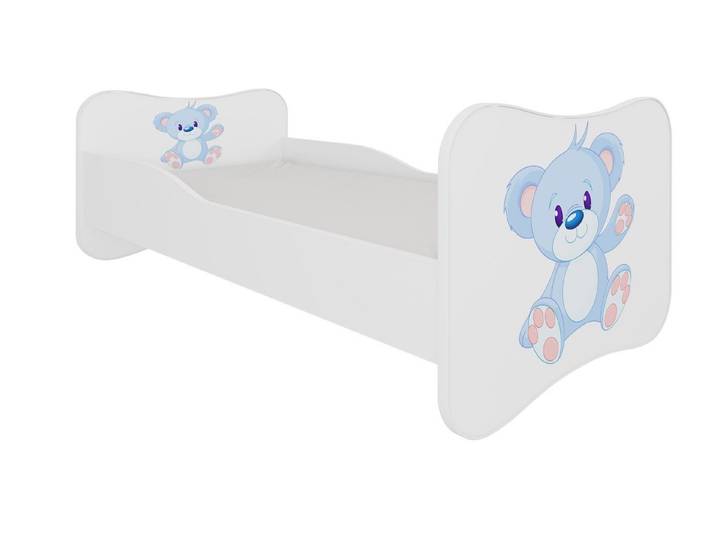 Feldmann-Wohnen Kinderbett Gonzalo (max. Belastbarkeit 110kg, Liegefläche 80 x 160 cm, 1-tlg., mit Matratze und Lattenrost), 88cm weiß 80 x 160cm Liegefläche