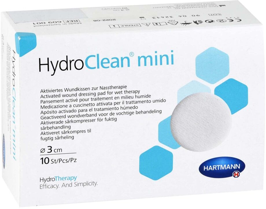 Hydroclean mini Kompressen 3 cm rund steril