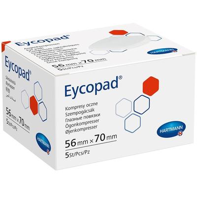 Eycopad Augenkompressen 56x70 mm unsteril 5 St Kompressen