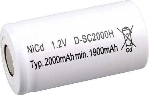 Mexcel Spezial-Akku Sub-C NiCd 1.2V 2000 mAh 1St.